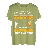 Herren Ein Mann kann nicht allein auf Bier überleben T-Shirt