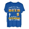 Herren Ein Mann kann nicht allein auf Bier überleben T-Shirt