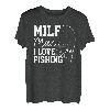 Milf-Mann Ich liebe es, Fische zu angeln T-Shirt