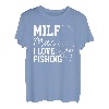 Milf-Mann Ich liebe es, Fische zu angeln T-Shirt