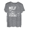 Milf-Mann Ich liebe es, Fische zu angeln T-Shirt