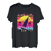 Long Beach Retro 80er Jahre Stil Souvenir Strand T-Shirt