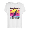 Long Beach Retro 80er Jahre Stil Souvenir Strand T-Shirt