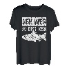 Angeln Angler Herren Lustig & Fischer Fischen Damen, Fisch T-Shirt