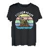 Vater Angler Kinder Vatertag Sohn Töchter Papa Angeln T-Shirt