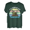 Vater Angler Kinder Vatertag Sohn Töchter Papa Angeln T-Shirt