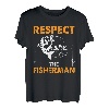 Respektiere den Fischer I Fishing T-Shirt