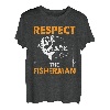 Respektiere den Fischer I Fishing T-Shirt