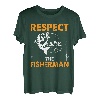 Respektiere den Fischer I Fishing T-Shirt