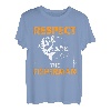Respektiere den Fischer I Fishing T-Shirt