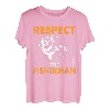 Respektiere den Fischer I Fishing T-Shirt