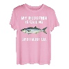 Mein Bluefish ruft und ich muss los Funny Fish T-Shirt