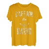 Herren Lustiges personalisiertes Bootsshirt mit Vorname Captain David T-Shirt