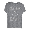 Herren Lustiges personalisiertes Bootsshirt mit Vorname Captain David T-Shirt