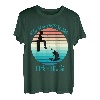 Ich möchte angeln, Sonnenuntergang, Kind, Angeln, Fischer, Angler T-Shirt