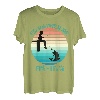 Ich möchte angeln, Sonnenuntergang, Kind, Angeln, Fischer, Angler T-Shirt