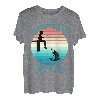 Ich möchte angeln, Sonnenuntergang, Kind, Angeln, Fischer, Angler T-Shirt