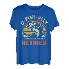 Herren O-Fish-Ally Retirement Reel Cool Dad Grandpa Angeln T-Shirt