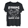 Fishing Queen Classy Sassy und ein bisschen Smart Assy Lustig T-Shirt