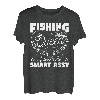 Fishing Queen Classy Sassy und ein bisschen Smart Assy Lustig T-Shirt