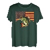 Barsch Fisch Flagge Angeln T-Shirt