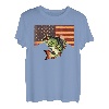 Barsch Fisch Flagge Angeln T-Shirt
