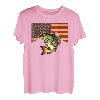 Barsch Fisch Flagge Angeln T-Shirt