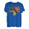 Barsch Fisch Flagge Angeln T-Shirt