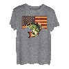Barsch Fisch Flagge Angeln T-Shirt