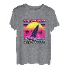Boulders Beach Retro 80er Jahre Stil Souvenir Strand T-Shirt