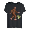 Bigfoot Lover Walleye Fishing Geschenk Fisch Sasquatch Angler T-Shirt