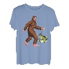 Bigfoot Lover Walleye Fishing Geschenk Fisch Sasquatch Angler T-Shirt