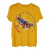 Barsch Fisch US Amerikanische Flagge Patriotische Angelgeschenke Angler T-Shirt