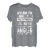 Angeln Fischer Spruch Fischen Lustiges Angler T-Shirt