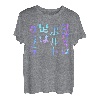 Feeling is Bolt Feet Clara lustiges Schriftzug-T-Shirt, Herren, lustige holografische Farbe Kalligraphie T-Shirt