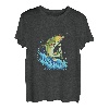 Fliegenfischen Forellen Malerei Illustration T-Shirt