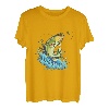Fliegenfischen Forellen Malerei Illustration T-Shirt