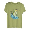 Fliegenfischen Forellen Malerei Illustration T-Shirt