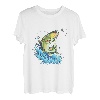 Fliegenfischen Forellen Malerei Illustration T-Shirt