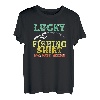 Lucky Fishing Do Not Wash Angler Angeln Fischen Geschenk T-Shirt