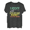 Lucky Fishing Do Not Wash Angler Angeln Fischen Geschenk T-Shirt