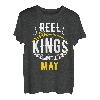 Reel Kings Are Born In May Angeln Geburtstag T-Shirt