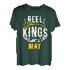 Reel Kings Are Born In May Angeln Geburtstag T-Shirt