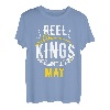 Reel Kings Are Born In May Angeln Geburtstag T-Shirt
