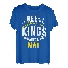 Reel Kings Are Born In May Angeln Geburtstag T-Shirt