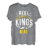 Reel Kings Are Born In May Angeln Geburtstag T-Shirt