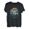 Hanalei Bay North Shore Kauai Hawaii Retro Sun Surf Angeln T-Shirt