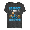 Respektiere den Fischer I Fishing T-Shirt