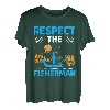 Respektiere den Fischer I Fishing T-Shirt