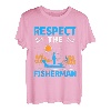 Respektiere den Fischer I Fishing T-Shirt